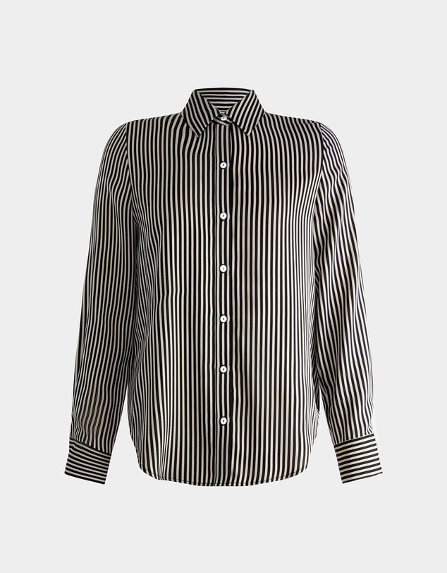 Forcast - Wanda Stripe Satin Shirt