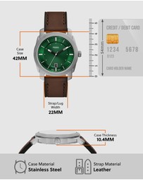 Fossil - Machine Brown Analogue Watch