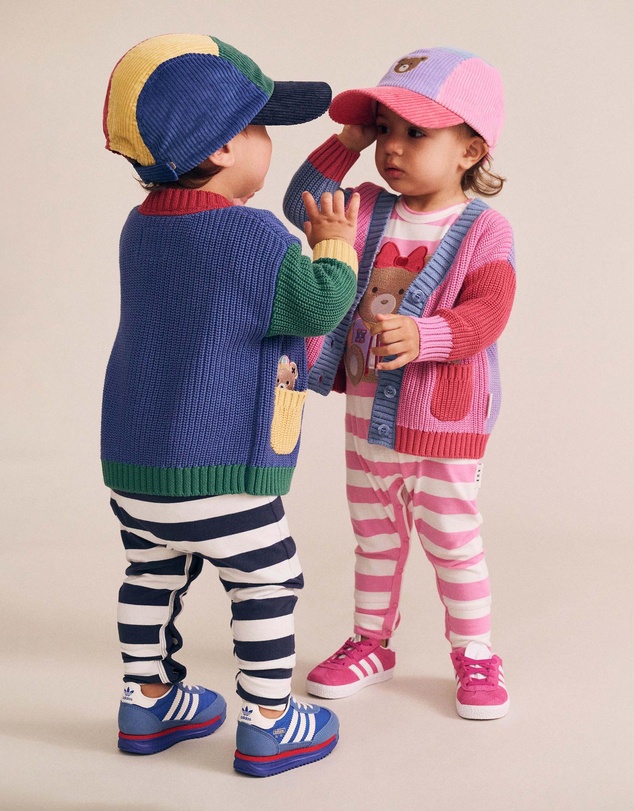 Huxbaby - Colour Block Huxette Cardigan - Babies-Kids