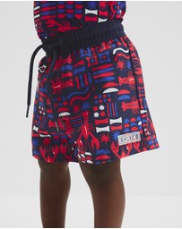 Country Road - Lobster Geometric Board Short