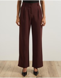 Atmos&Here - Eve Tailored Straight Leg Pants