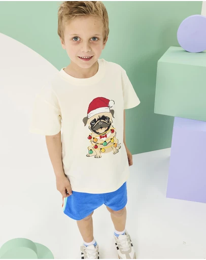 Rock Your Kid - Christmas Print Tee - Kids