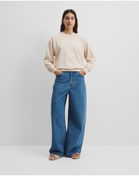 Country Road - Australian Cotton Cr Logo Sweat