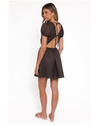 Petal & Pup - Arista Mini Dress - Espresso