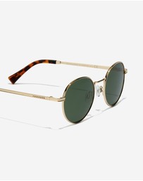 Hawkers Co - HAWKERS - Polarized Gold Green MOMA Sunglasses for Men and Women UV400