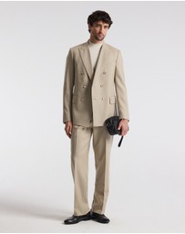 Calibre - Wool Double-Breasted Blazer Sand