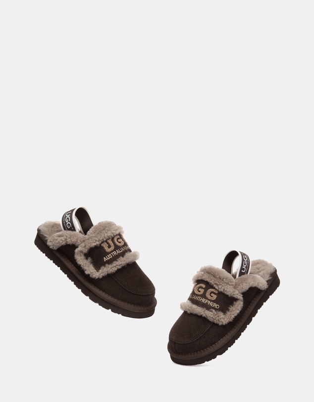 EVERAU - Australian Shepherd Ugg Rilee Kids Cow Suede Upper House Shoes