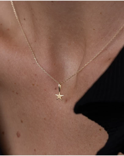 Luna Rae - Solid Gold - Litte Star Necklace