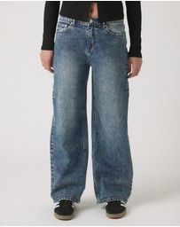 Decjuba Kids - Gigi Baggy Fit Jeans - Kids-Teens