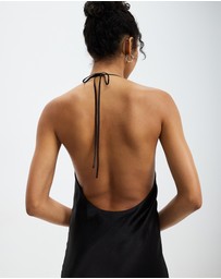 Third Form - Crush Bias Halter Dress