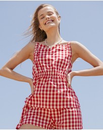Petal & Pup - Rory Shorts - Red Gingham