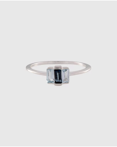 Von Treskow - Blue Topaz Haze Ring
