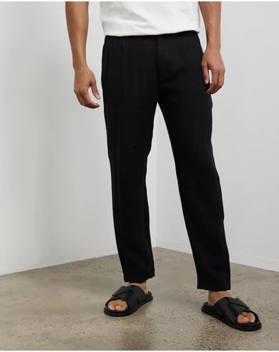 AERE - Linen Pleated Pants