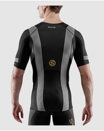 SKINS - Mens Compression Short Sleeve Top Black