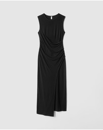 & Other Stories - Draped Midi Dress