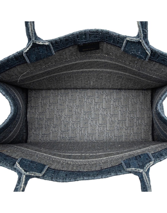 Pre-Loved by Azura Reborn - Pre-Loved Medium Oblique Denim Book Tote