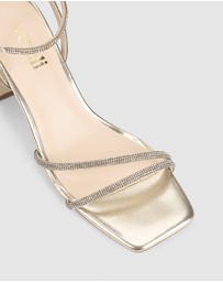 Verali - Strawberry Block Heel Sandals