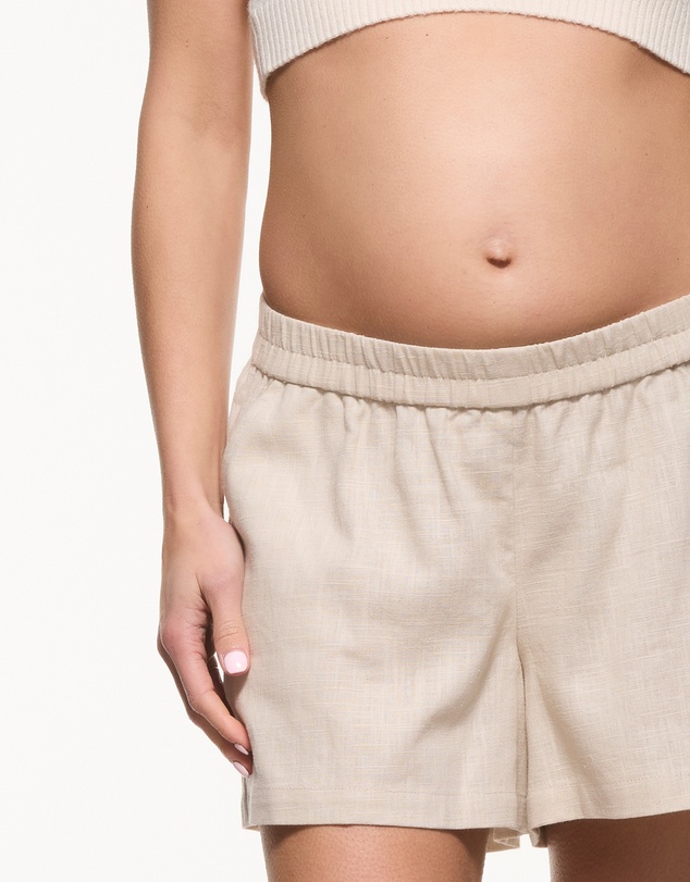 Soon Maternity - Jamie Linen Shorts