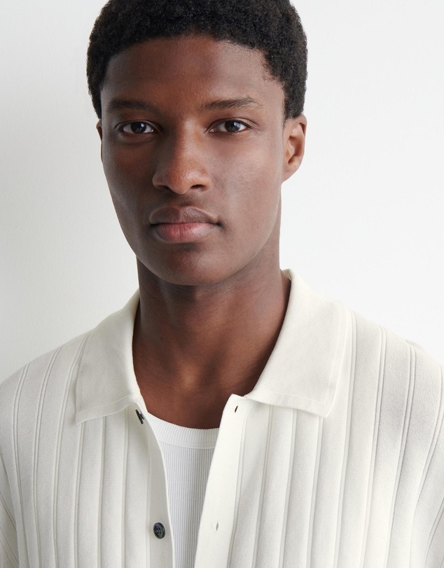 COS - Ribbed-Knit Cotton Shirt