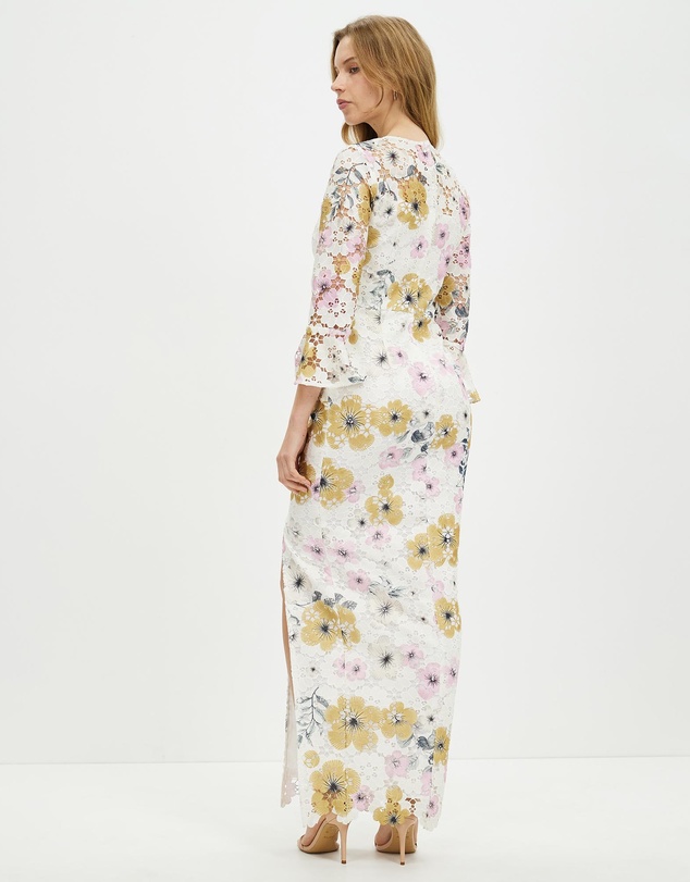 Pink Ruby - Night Flower Maxi Dress