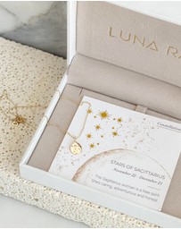Luna Rae - Solid Gold - Stars of Sagittarius Diamond Necklace