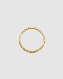 Haze & Glory - ICONIC EXCLUSIVE - Ring Men Sun Chaser 925 Sterling Silver Gold-Plated