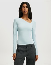 Cotton On - Hold Me Asymmetric Long Sleeve Top