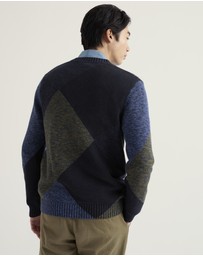 Seasalt - Seasalt Cornwall Blue Men's Goelann Cardigan