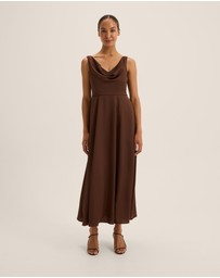 Review - Montague Cowl Neck Dress