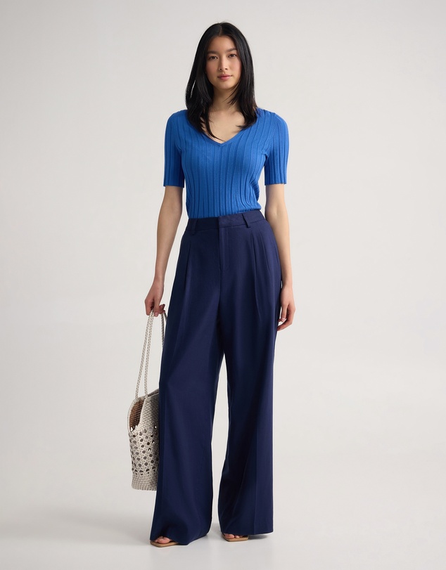 Oxford - Lucy Rib V-Neck Knit