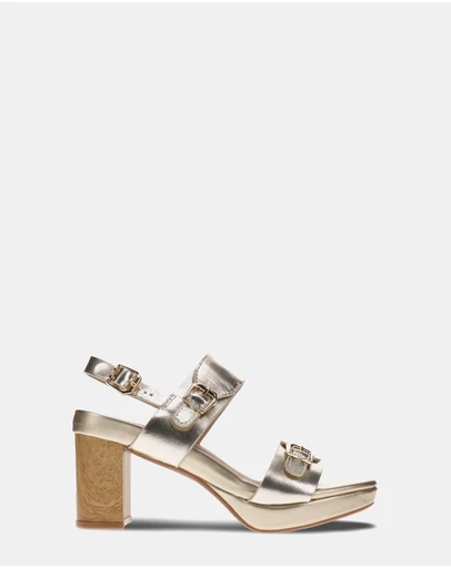 Mia Vita - Tara Heeled Sandal - Soft Gold