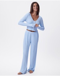 Bras N Things - Tara Long Sleeve - Light Blue