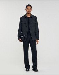 Sandro - Heather Overshirt Jacket