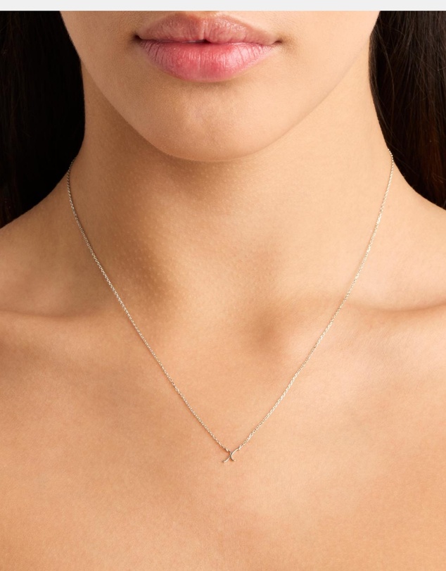 By Charlotte - Love Letter Necklace - X