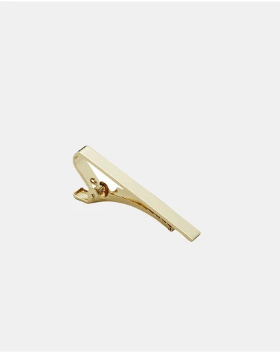 Buckle - Tie Bar - Polished Gold