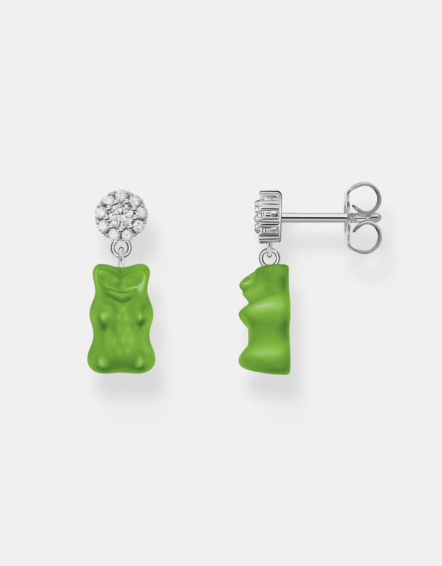 THOMAS SABO - THOMAS SABO Ear Studs with Green Goldbears