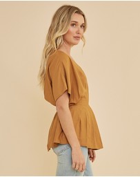Amelius - Francesca Pleated Top