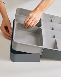 Joseph Joseph - DrawerStore™ Expanding Cutlery, Utensil & Gadget Organiser (Grey)