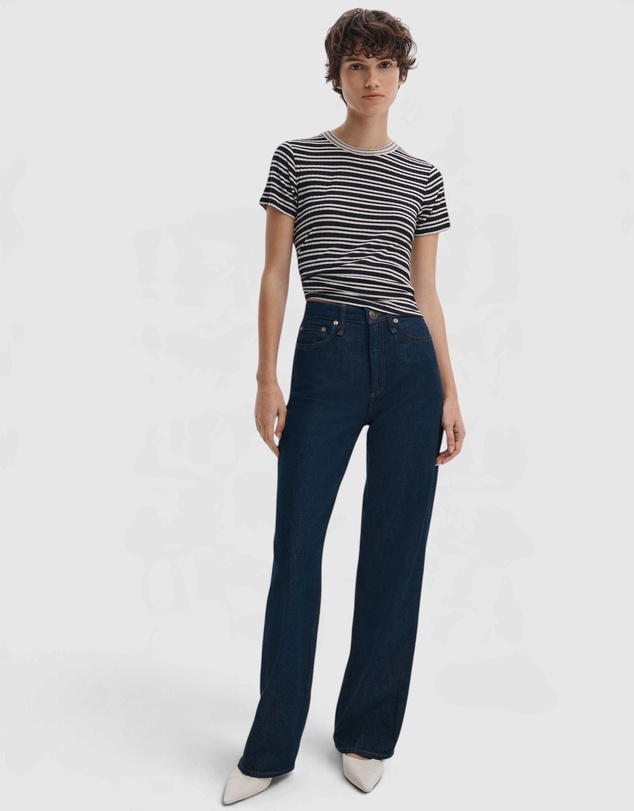 rag & bone - Featherweight Logan Wide Jeans