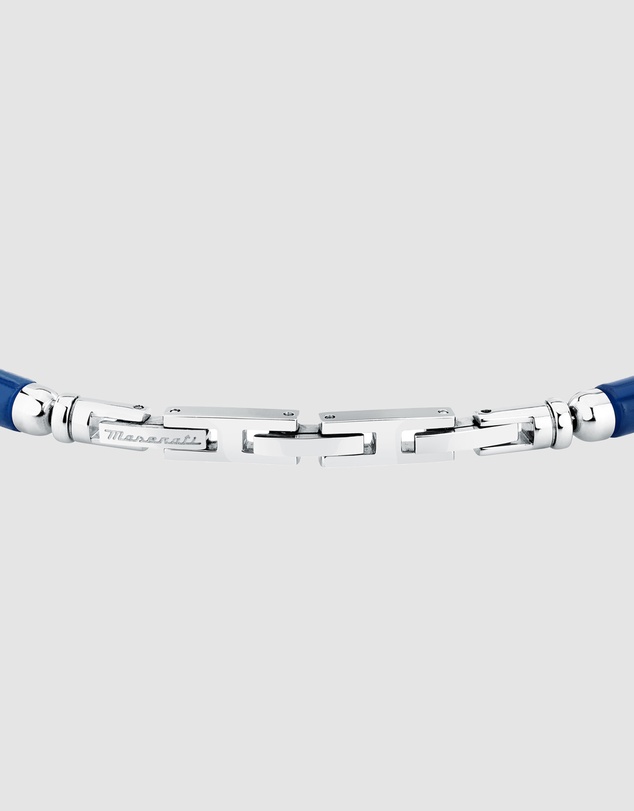 Maserati - Maserati Men's Iconic Agate Blue Bracelet
