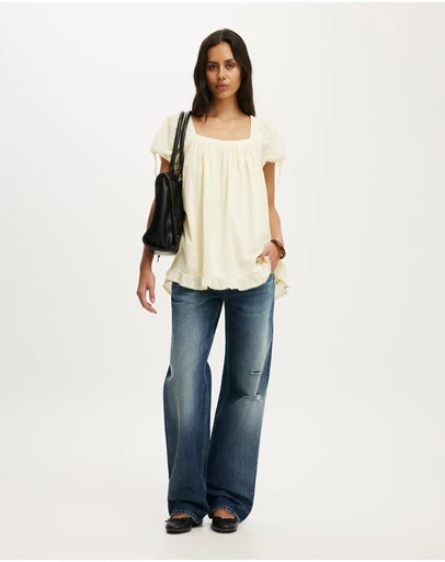 Cotton On - Eliza Babydoll Tunic Top