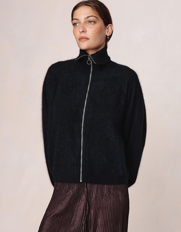 Marle - Oscar Wool-Cashmere Zip Up Cardigan