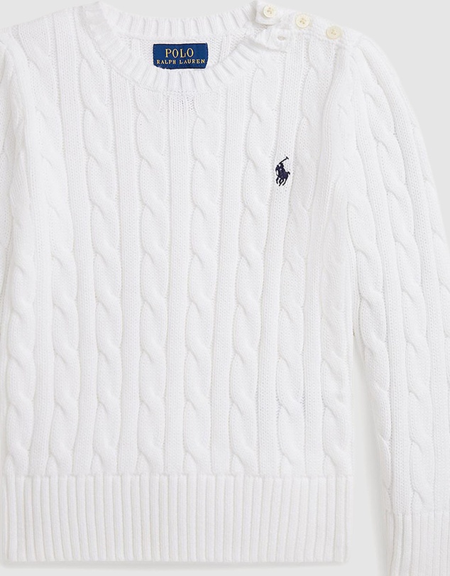 Polo Ralph Lauren - Cable-Knit Cotton Sweater - Babies-Kids