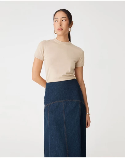 Forcast - Catherine Short Sleeve Knit