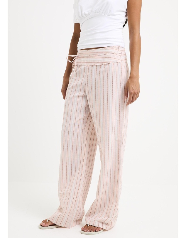 Subtitled - Ines Stripes Low Rise Pants