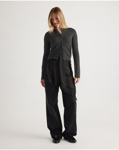 Dark Grey Marle