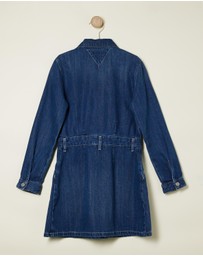Tommy Hilfiger - Denim Pleats Dress - Teens