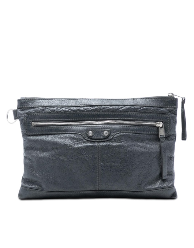 Pre-Loved by Azura Reborn - Pre-Loved Lambskin Motocross Classic Clip M Clutch