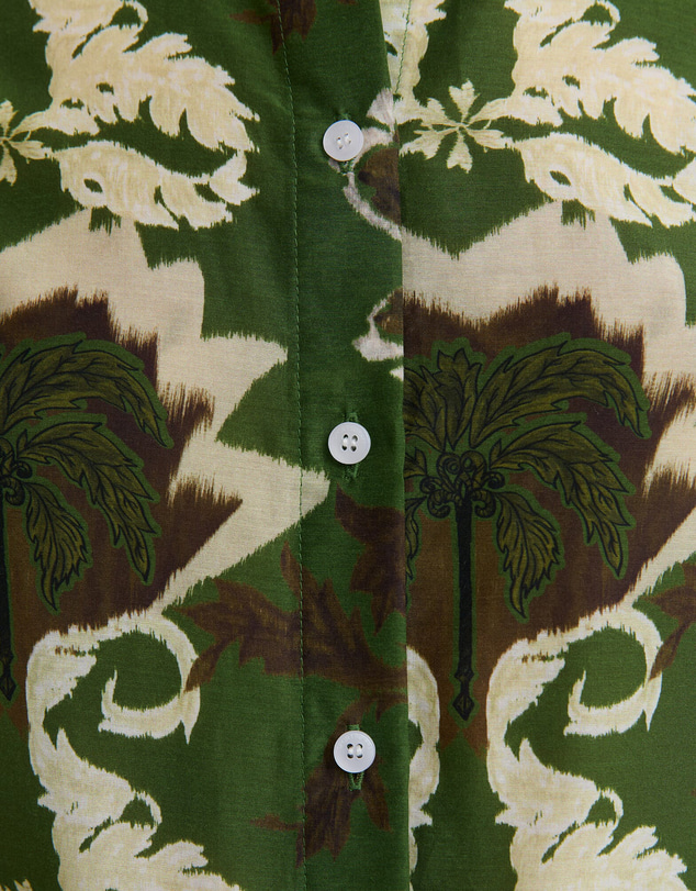 Sportscraft - Palm Print Cotton Silk Shirt