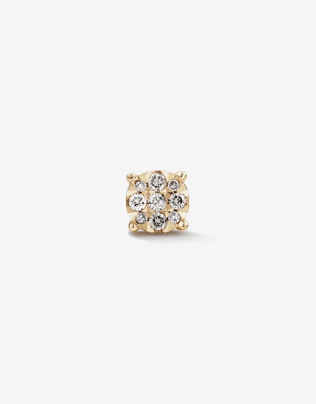 Michael Hill - Men’s Stud Earring with 0.12 Carat TW of Diamonds in 10kt Yellow Gold